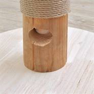 Albero tiragraffi "Stacy" in vero legno di VOSS.pet - graffiatoio premium in pino naturale, 72 cm