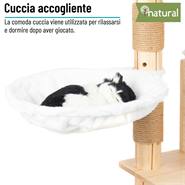 Albero tiragraffi "Cassy" VOSS.pet - Albero per gatti premium in legno massiccio
