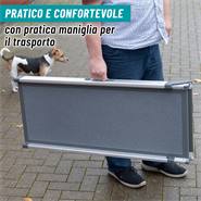 Rampa telescopica per cani - Accessorio per il trasporto dei cani, in alluminio