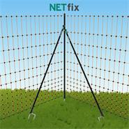 Montante per reti "NetFix" VOSS.farming, 112 cm, 2 punte