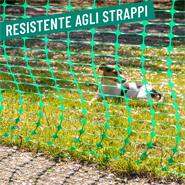 Rete plastica per recinzione VOSS.farming "PowerOFF" Classic, altezza 120 cm - 50 m, 120x40 mm, verde