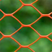 Rete plastica per recinzione VOSS.farming "PowerOFF" premium, altezza 120 cm - 25 m, 50x50 mm, arancione
