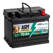 Batteria per elettrificatori 12V 70Ah AGM VOSS.farming