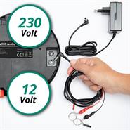Elettrificatore VOSS.farming "Impuls duo DV120 RF" con telecomando, molto potente, da 12 V-230V
