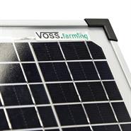 Elettrificatore da 9V "Extra Power 9V SOLAR" VOSS.farming, incl. batteria + tester per recinto