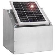Kit: Elettrificatore ad energia solare "Green Energy" VOSS.farming + scatola + Pannello solare 12 W