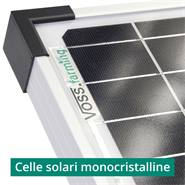 Pannello fotovoltaico da 35 W con scatola antifurto, incl. palo di supporto + accessori