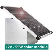 Kit Sistema ad Energia Solare: Pannello fotovoltaico 55 W VOSS.farming + Scatola "EcoBox"