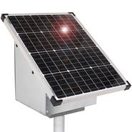 Pannello solare da 55 W, con scatola antifurto VOSS.farming, incl. palo di montaggio + accessori