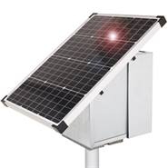 Pannello solare da 55 W, con scatola antifurto VOSS.farming, incl. palo di montaggio + accessori