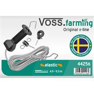 Set VOSS.farming con maniglia per cancello con corda elastica 4,90 m (allungabile 9,5 m)