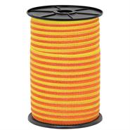 Nastro per recinto elettrico VOSS.farming , 250 m, 10 mm, 4x0,16 acciaio inossidabile, giallo/arancione 1*
