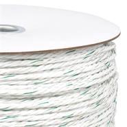 Corda per recinto elettrico 500 m 6 mm, 3x0,30 rame + 3x0,3 acciaio inossidabile, bianco/verde 4****