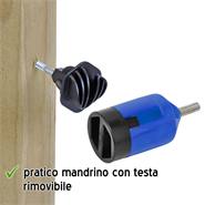Isolatori per corda Easy Cord + Secchiello + Mandrino, 70 pz