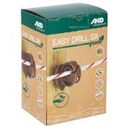 50x Isolatori ad anello Premium AKO "Easy Drill SX green", marrone