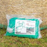 Rete per fieno rotonda VOSS.farming, Ø 2,5 m, dimensioni maglia 4,5 x 4,5 cm, incl. corda elastica e moschettoni