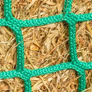 Rete portafieno rotonda VOSS.farming, Ø 3,5 m, dimensioni maglia 4,5 x 4,5 cm, incl. inclusi corda elastica e moschettoni