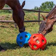 Palla da gioco e alimentazione "Heuball", palla di fieno per cavalli, vitelli, pecore, capre