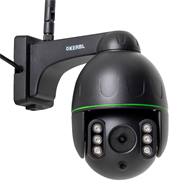 Videocamera IPCam 360° FHD Kerbl mini per stalla e connessa ad internet, con zoom, per la stalla, la casa e il cortile