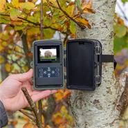Telecamera per fauna selvatica "LUNIOX VC24", fototrappola 24MP + Video HD, scheda di memoria SD da 16GB incl.