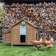 SET VOSS.farming "Chicken-Door Basic" + porta scorrevole, alluminio 220x330mm