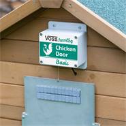 SET VOSS.farming "Chicken-Door Basic" + porta scorrevole, alluminio 300x400mm