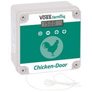 Set: VOSS.farming "Chicken Door" - Apriporta automatico per pollaio + porta scorrevole, 220x330mm