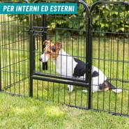 Recinto per cuccioli XL di VOSS.pet con base rigida, griglia per cuccioli, recinto per piccoli animali 93x63x63cm