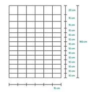 Rete metallica annodata Classic per recinto per animali selvatici VOSS.farming, 50m, altezza 160cm - 160/15/15 zincata