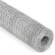 Rete metallica a maglia esagonale per conigli VOSS.farming, 10 m, zincata, altezza 50 cm, 13 x 0,7 mm