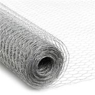 Rete metallica a maglia esagonale per conigli VOSS.farming, 10 m, zincata, altezza 50 cm, 13 x 0,7 mm