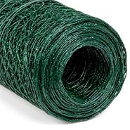 Rete metallica a maglia esagonale per conigli VOSS.farming, 10 m, altezza 50 cm, 13 x 0,9 mm, verde