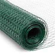 Rete metallica a maglia esagonale per conigli VOSS.farming, 10 m, altezza 50 cm, 13 x 0,9 mm, verde