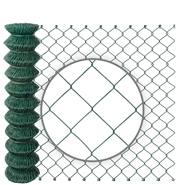 Kit recinto per giardino VOSS.farming: Recinto con rete metallica 25 m x 100 cm, verde + 16x pali da recinzione in metallo