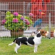 Recinzione ad innesto VOSS.garden 80 x 690 cm, recinto da giardino, per cani, recinto di protezione per stagni