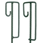 10x Bastone per lanterna VOSS.farming 145cm, supporto per reti, recinzioni di sicurezza, verde