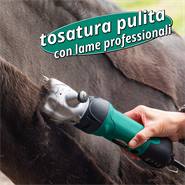Tosatrice VOSS.farming "easyCUT pro" per cavalli, verde