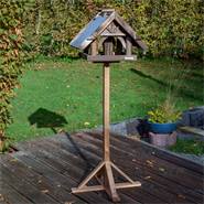 Casetta per uccelli "Sibo" di alta qualità VOSS.garden, con supporto
