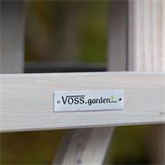 Casetta per uccelli "Valbo" VOSS.garden,  con palo di sostegno a croce, bianca