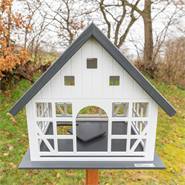 Casetta per uccelli a graticcio "Belau" VOSS.garden, con tetto in metallo