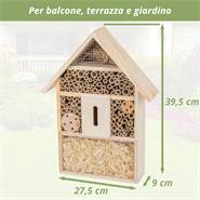 Casetta di protezione dagli insetti, hotel per insetti 27,5 x 9 x 39,5 cm