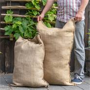 10x Sacchi di juta, sacco per patate in fibre naturali, protezione invernale delle piante