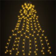 Copertura di luci LED a forma di albero VOSS.garden, 8 fili di 2m, 200 LED