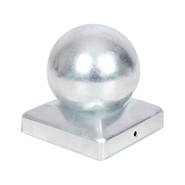 Sfera copripalo VOSS.garden 70 x 70 mm, tappo protettivo zincato, viti incluse