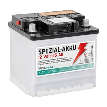 Batteria speciale per elettrificatori 12 V/ 65Ah VOSS.farming, senza acido