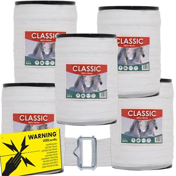43478.5-1-electric-fence-tape-classic-horse-fencing-200m-40mm-8-0.16-stst-white-warning-sign-5-conne