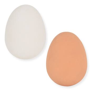Uova di gomma OLBA per galline ovaiole, 52 x 38 mm