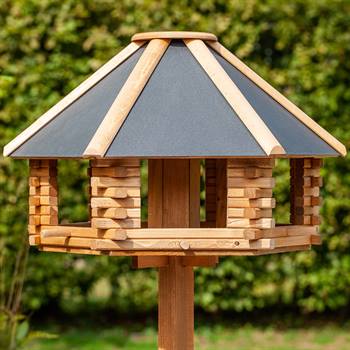Casetta per uccelli "Tofta" VOSS.garden, in legno di qualità, con tetto in metallo