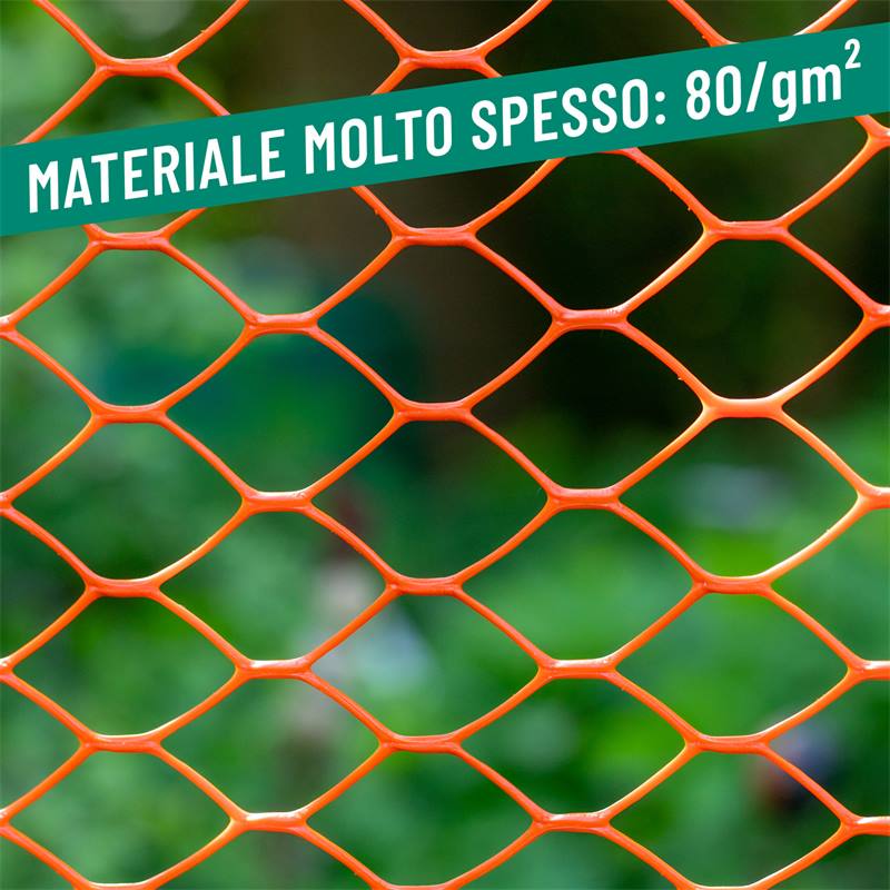 Rete plastica per recinzione VOSS.farming PowerOFF Classic, altezza 100  cm - 50 m, 120x40 mm, verde
